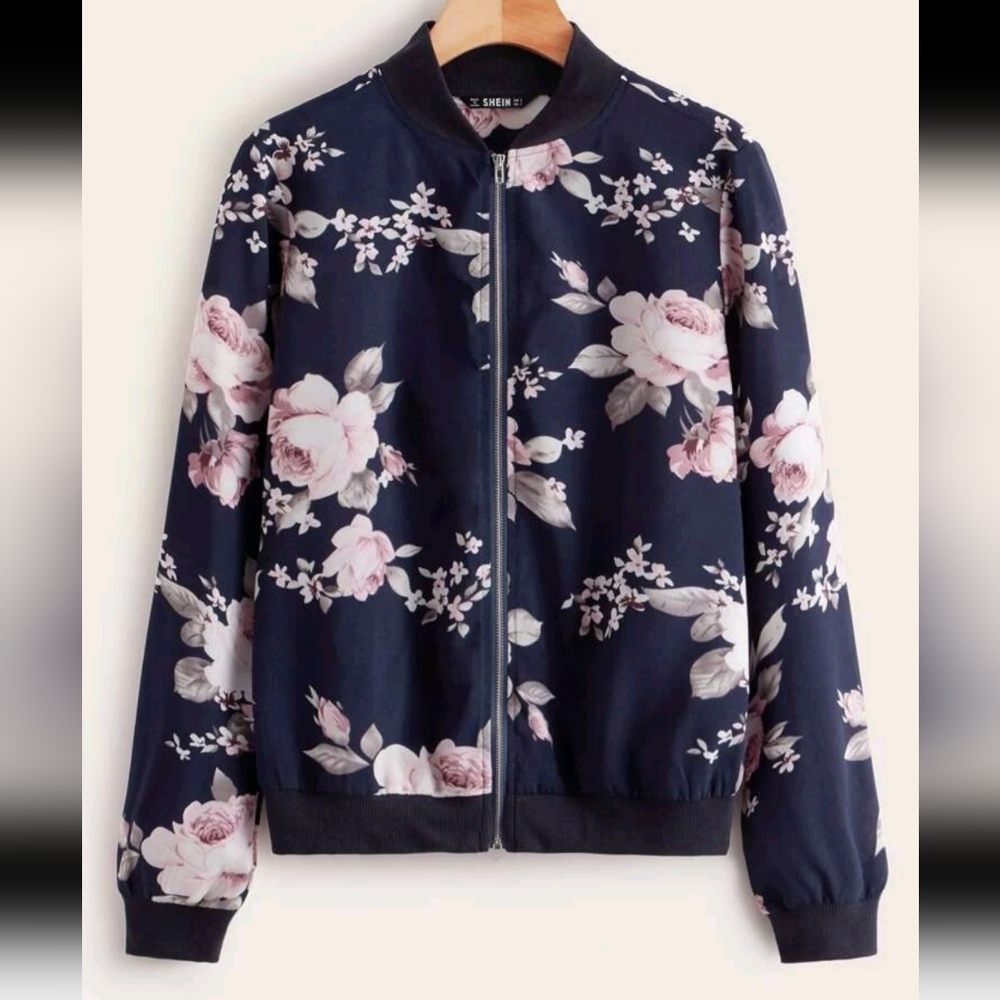 3/$15 Floral print jacket